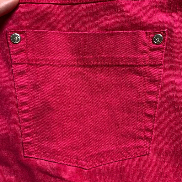 Style & Co pink ankle pants. Size 12P. - Picture 5 of 8